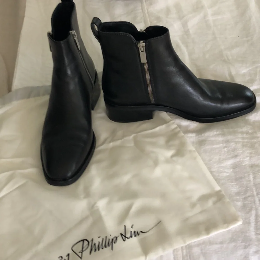 Phillip Lim Alexa Ankle Boot. Size 9.5. Black. - Picture 3 of 9